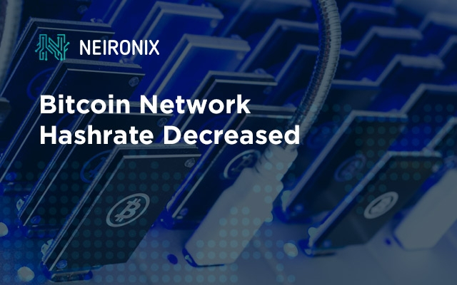Bitcoin Network Hashrate Decreased