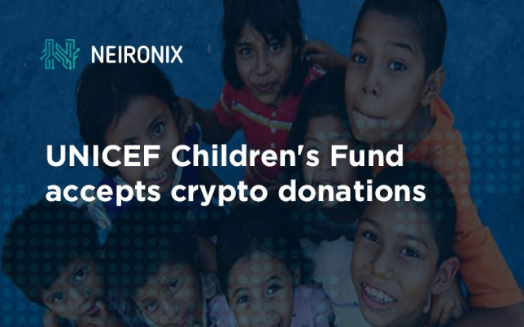 UNICEF Children's Fund accepts cryptocurrency donations