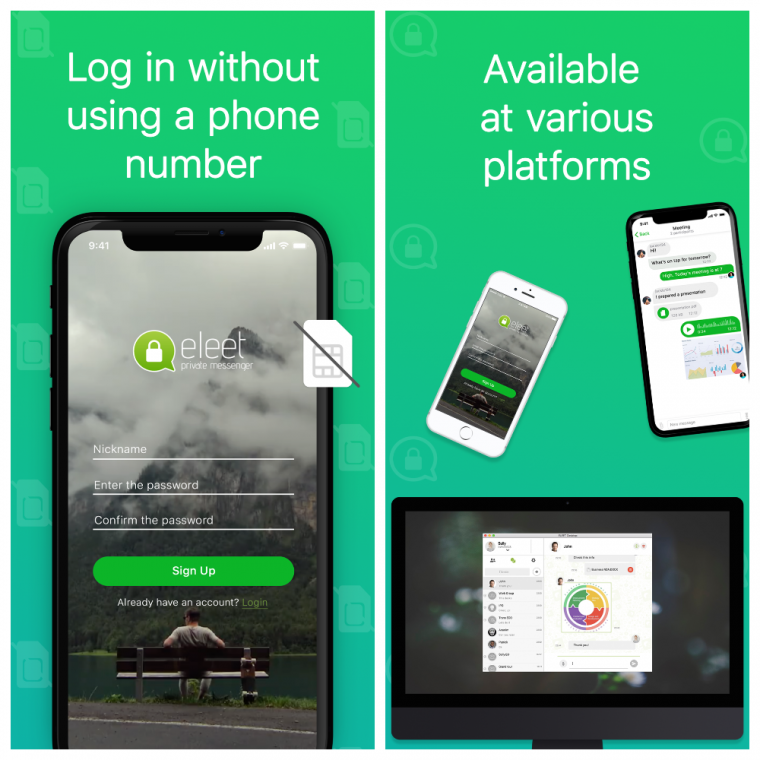 ELEET Private Messenger - внедрил безопасные криптовалютные платежи в мессенджер