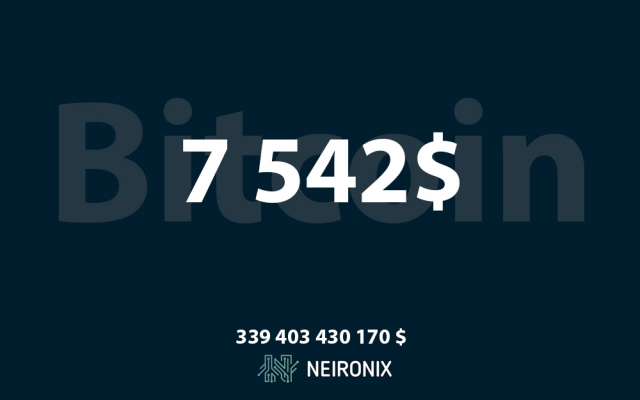 Аналитика курса биткоина на 1 июня: биткоин упал ниже 7 500 долларов, но ненадолго