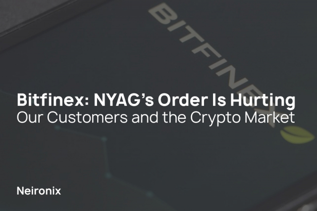 Bitfinex: NYAG’s Order Is Hurting Our Customers and the Crypto Market