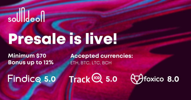 Soundeon: Your Chance to Invest in the Best Ever Rated ICO in Music