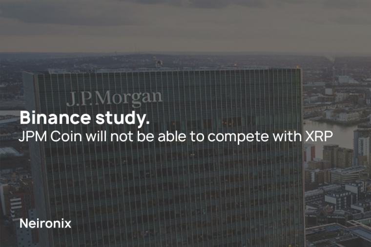 Binance study: JPM Coin will not be able to compete with XRP