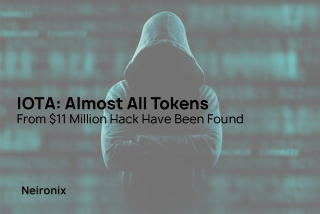 IOTA: Almost All Tokens From $11 Million Hack Have Been Found