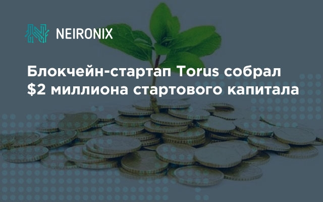 Блокчейн-стартап Torus собрал $2 миллиона стартового капитала 