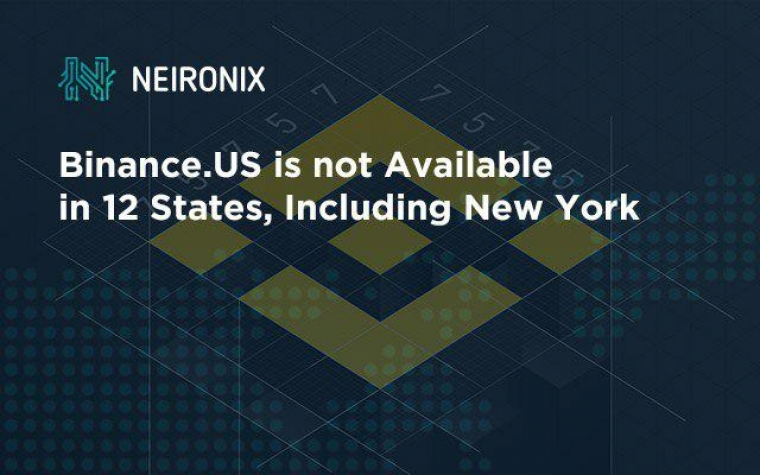 Binance.US is not Available in 12 States, Including New York