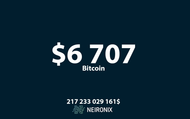 Аналитика курса биткоина на 18 октября: курс биткоин держится в районе $6 700