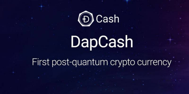 The first quantum-resistant cryptocurrency DapCash which will survive Quantum Apocalypse is developed