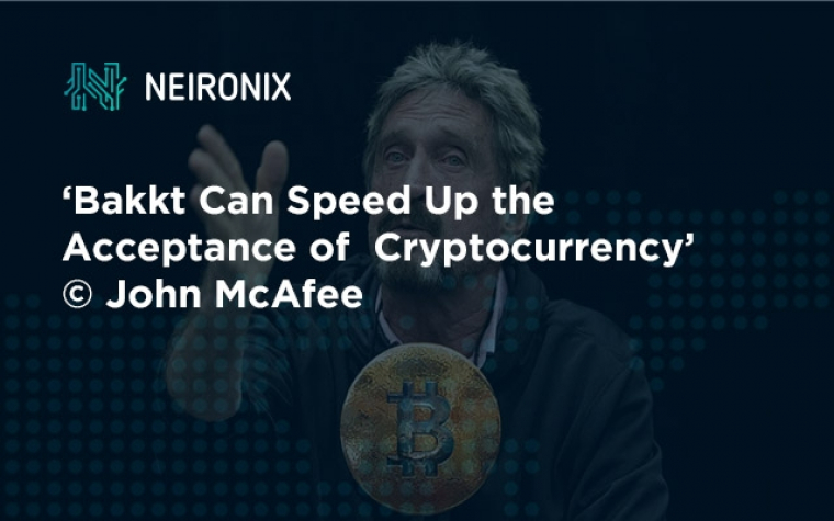 John McAfee: ‘Bakkt Can Speed Up the Acceptance of Cryptocurrency’