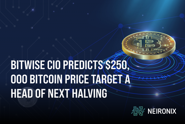 Bitwise CIO Predicts $250,000 Bitcoin Price Target Ahead of Next Halving