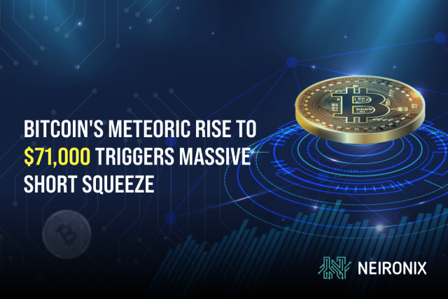 Bitcoin's Meteoric Rise to $71,000 Triggers Massive Short Squeeze