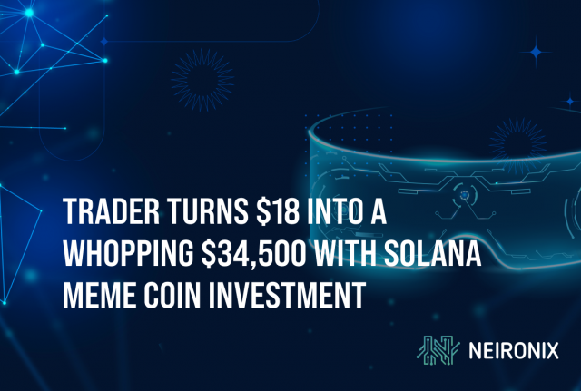 Trader Turns $18 into a Whopping $34,500 with Solana Meme Coin Investment