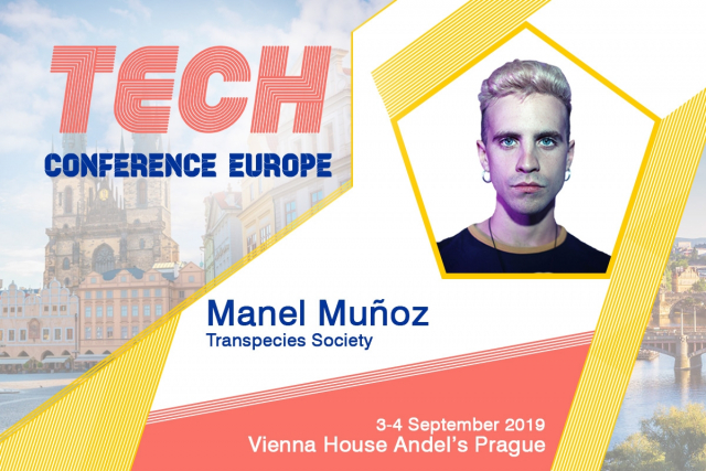 Cyborgs and Transpecies – Fireside Chat with Catalan cyborg artist, Manel Muñoz at TCE2019 Prague