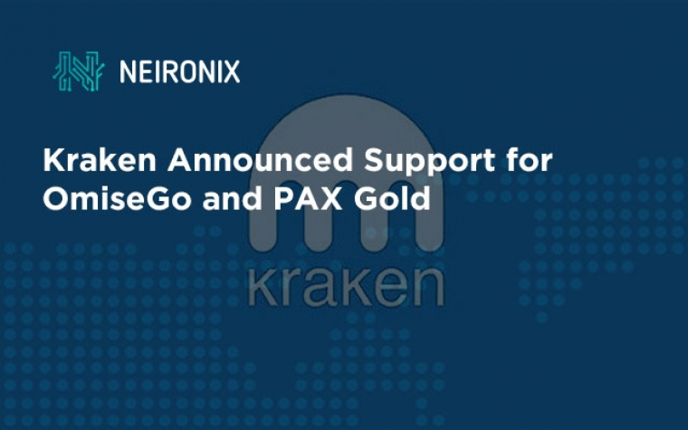 Kraken Announced Support for OmiseGo and PAX Gold