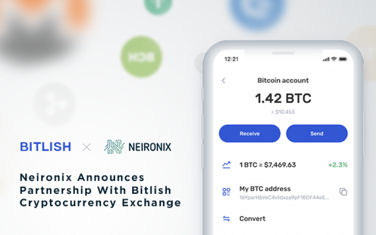 Neironix Announces Partnership With Bitlish Cryptocurrency Exchange