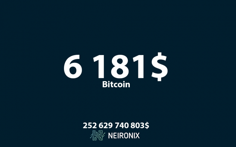 Аналитика курса биткоина на 13 июля: курс биткоина опустился ниже $6 200