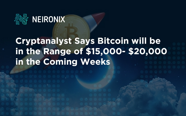 Cryptanalyst Says Bitcoin will be in the Range of $15,000- $20,000 in the Coming Weeks