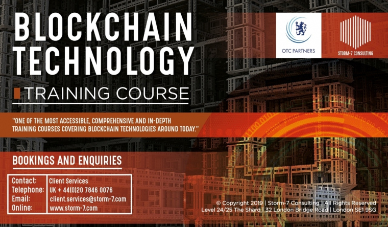 The New S7C Training Event: The Opportunities and Challenges of Applying the Blockchain Technology in your Firm