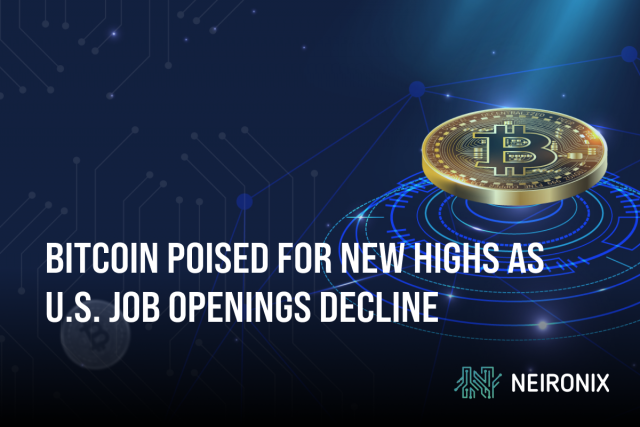 Bitcoin Poised for New Highs as U.S. Job Openings Decline, 10x Research Predicts