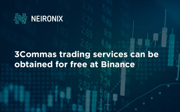 3Commas trading services can be obtained for free at Binance